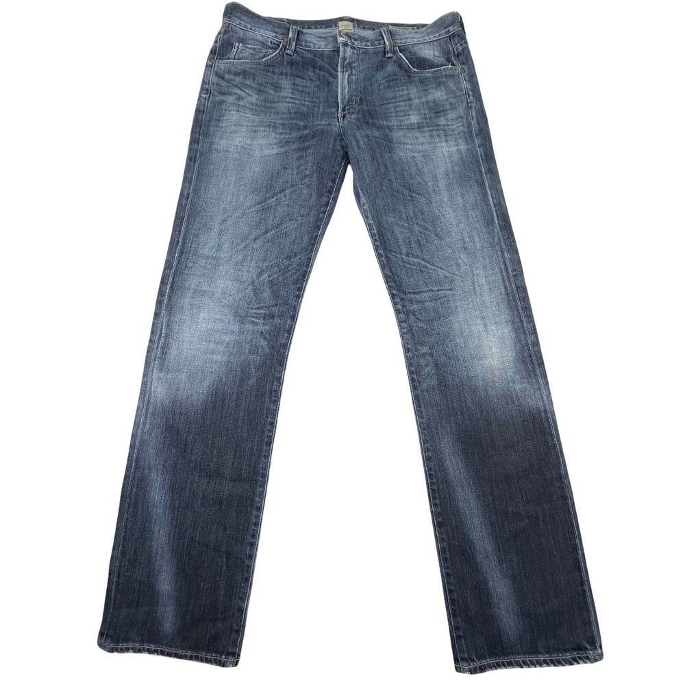 Citizens of Humanity Jeans Mens 36 Blue Sid Straight Leg Blue Collar Garment USA